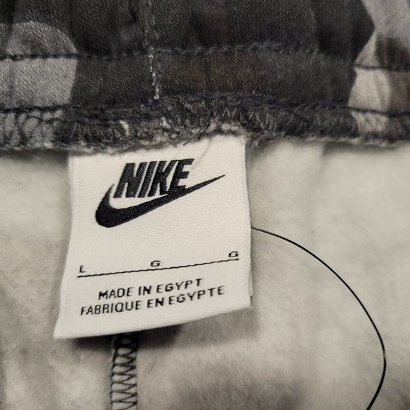 Nike Sportswear Club Fleece Joggers Black/Grey Camo Men’s Large [FB9023-060] - Picture 5 of 9